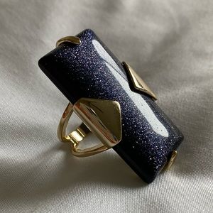 Kendra Scott Gold and Purple Ring